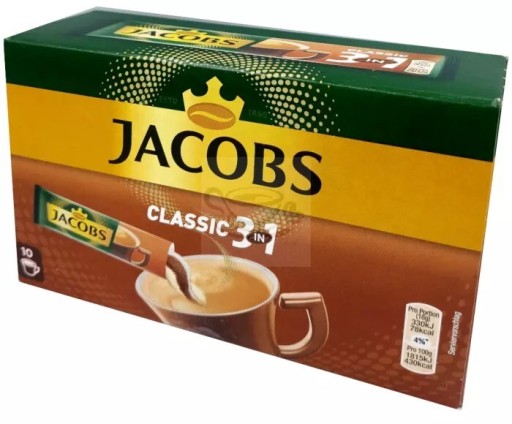 Zdjęcie oferty: Kawa w saszetkach Jacobs Classic 3w1  10 szt. DE