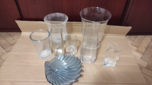 Zdjęcie oferty: Wazony szklane zestaw naczynia szklane 