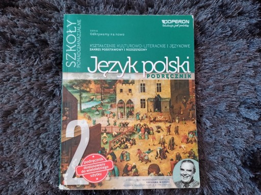 Zdjęcie oferty: Język polski 2 Podręcznik OPERON