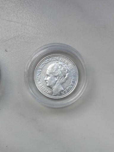 Zdjęcie oferty: Holandia 25 cent 1941 r Wilhelmina 1 srebro 
