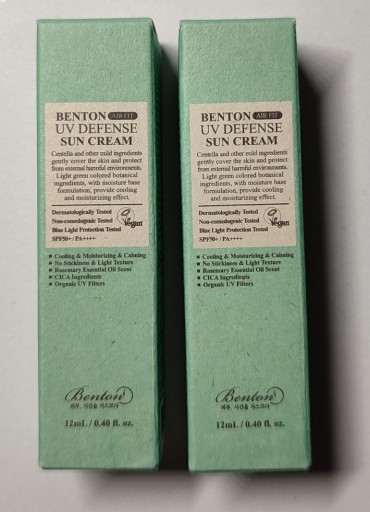 Zdjęcie oferty: BENTON KREM DEFENSE SUN CREAM SPF50 2 x 12ml