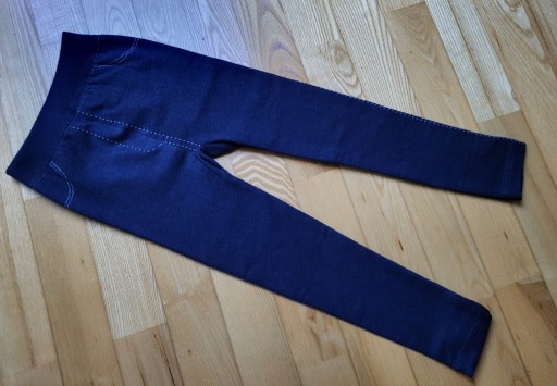Zdjęcie oferty: Ocieplane Legginsy 116 122 ala jeans coccodrillo