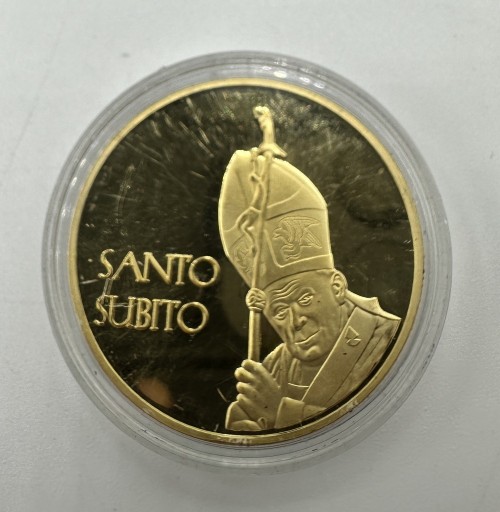Zdjęcie oferty: Medal Jan Paweł II Santo Subito Watykan