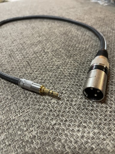 Zdjęcie oferty: KABEL MIKROFONOWY WTYK AUX JACK WTYK XLR Męski 0,5m
