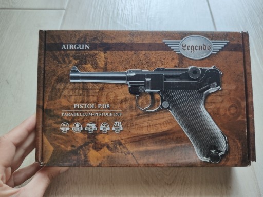 Zdjęcie oferty: ZESTAW Pistolet Wiatrówka UMAREX Legends P.08 4,5