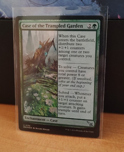 Zdjęcie oferty: MTG: Case of the Trampled Garden FOIL