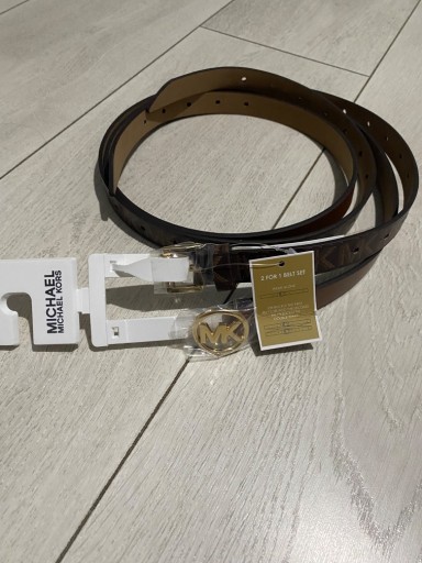 Zdjęcie oferty: Nowy zestaw pasków Michael Kors 2 for 1 Belt Set