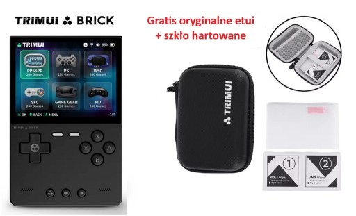 Zdjęcie oferty: Konsola przenośna Trimui Brick + Karta pamięci z grami+Etui+Szkło hartowane