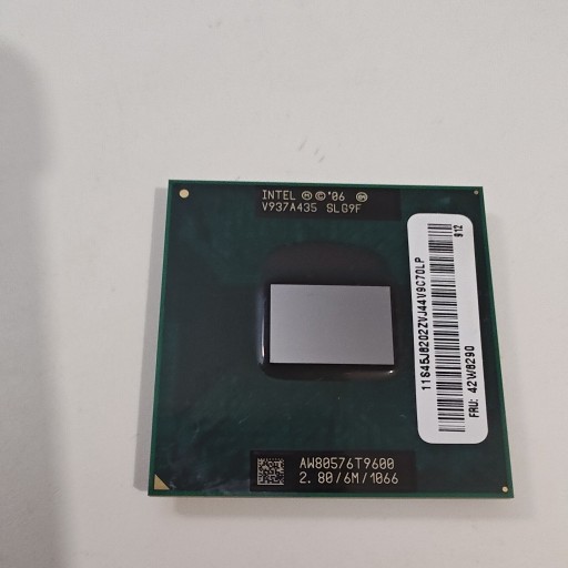 Zdjęcie oferty: Procesor Intel Core 2 Duo T9600 2x2.8Ghz 1066Mhz