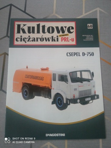 Zdjęcie oferty: Kultowe ciężarówki PRL-u - Csepel D-750