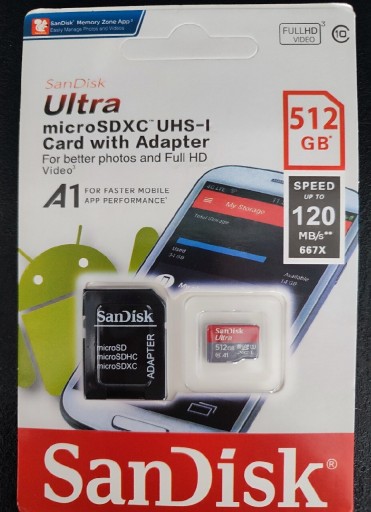 Zdjęcie oferty: Karta pamięci SanDisk 512GB