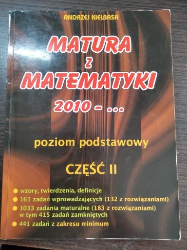 Zdjęcie oferty: Matura z matematyki 2010 - ... Andrzej Kiełbasa