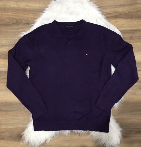 Zdjęcie oferty: Fioletowy sweter Tommy Hilfiger M