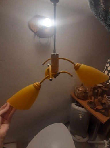 Zdjęcie oferty: lampa/zyrandol zólty