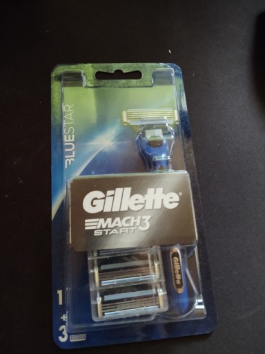 Zdjęcie oferty: Gillette mach3 start bluestar 4szt. Maszynka