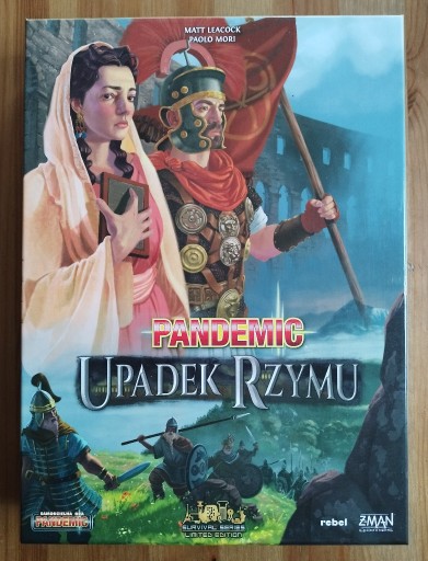 Zdjęcie oferty: PANDEMIC UPADEK RZYMU + KOSZULKI - stan idealny