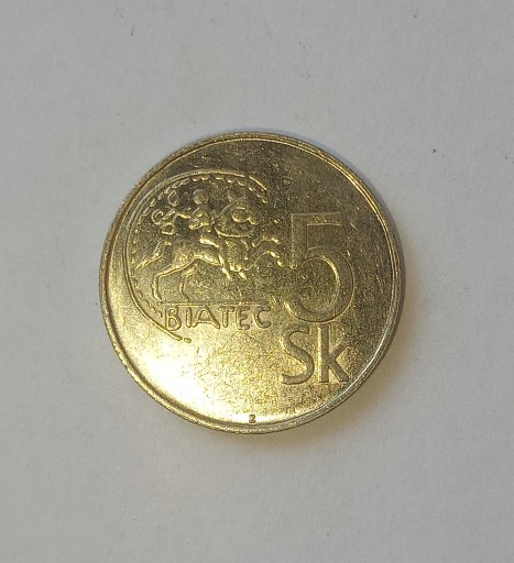 Zdjęcie oferty: Moneta Słowacja 5 Koron