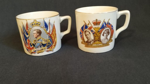 Zdjęcie oferty: KUBKI Koronacja Edward VIII i Koronacja George VI 