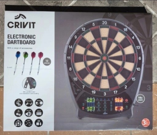 Zdjęcie oferty: Elektroniczny dart Crivit Elektroniczna gra rzutki. Nieużywany!! 