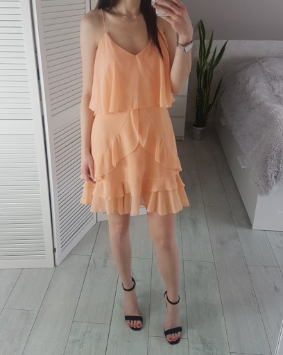 Zdjęcie oferty: Asos pomarańczowa sukienka na ramiączkach 38 M