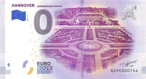 Zdjęcie oferty: Banknot 0 Euro - Hannover 2018