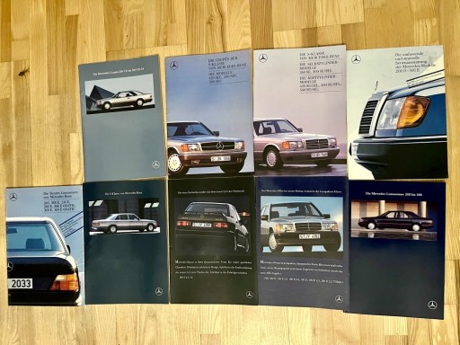 Zdjęcie oferty: Prospekty Mercedes z lat 80/90