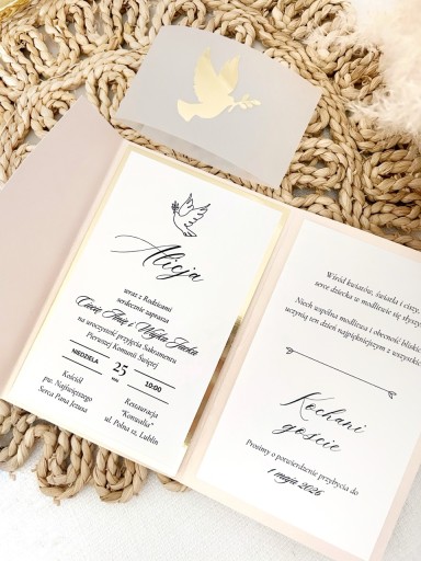 Zdjęcie oferty: Zaproszenia na chrzest pierwszą komunię komunijne chrzciny