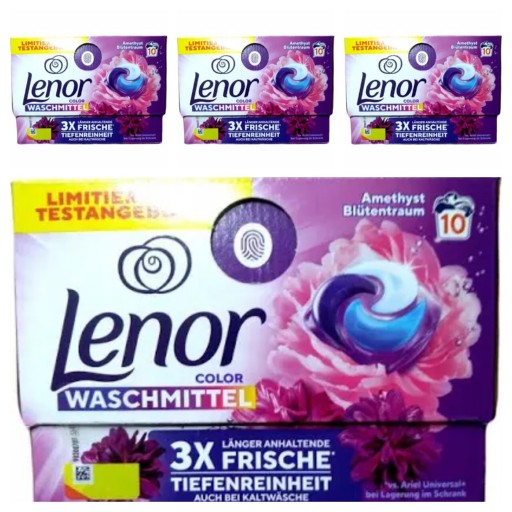 Zdjęcie oferty: LENOR Color Amethyst kapsułki do prania 4x10 szt, 