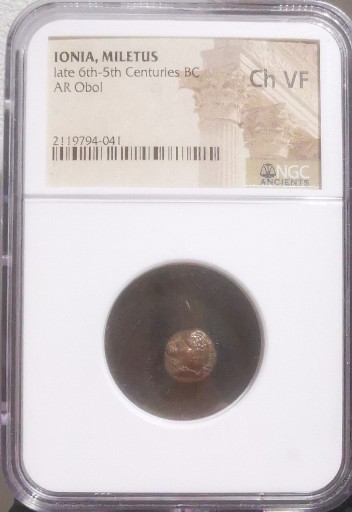 Zdjęcie oferty: OBOL grading NGC - Ionia Miletus | Jonia Milet