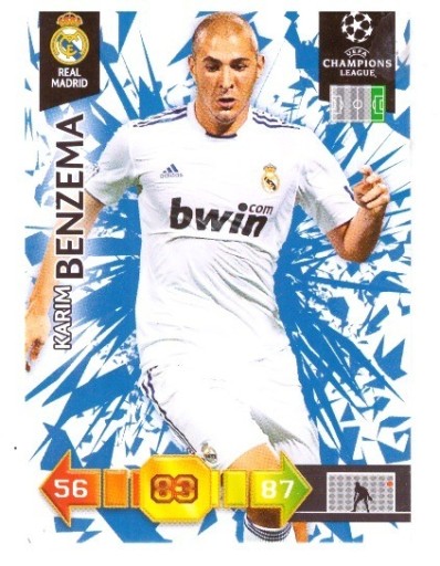 Zdjęcie oferty: PANINI CHAMPIONS LEAGUE 10/11 BEZNEZMA REAL 