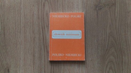 Zdjęcie oferty: słownik minimum niemiecko-polski polsko-niemiecki