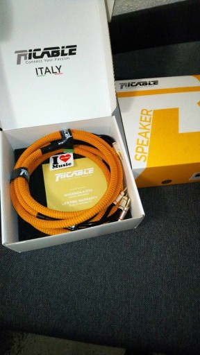 Zdjęcie oferty: kable głośnikowe Ricable Dedalus Speaker MKII 2x2m