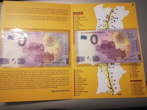 Zdjęcie oferty: 0 euro ROTA ESTRADA NACIONAL 2. Etui  z Portugalii