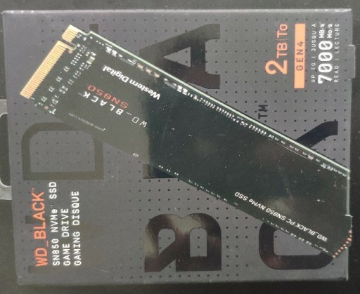 Zdjęcie oferty: Dysk SSD WD Black SN850 2TB M.2 PCIe NVMe Gen4