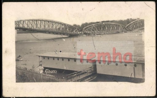 Zdjęcie oferty: TORUŃ Thorn zniszczony most  1941 foto