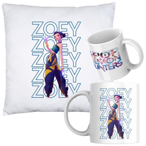 Zdjęcie oferty: ZESTAW Kubek + Poduszka HUNTRIX K-POP ZOEY