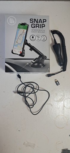 Zdjęcie oferty: Kabel USB-A Micro + Adapter +Uchwyt samochodowy+Ładowarka samochodowa