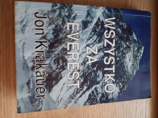 Zdjęcie oferty: Wszystko za Everest - Krakauer