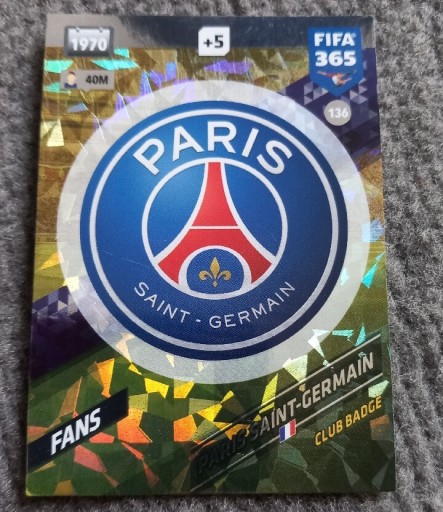 Zdjęcie oferty: PSG 2018 panini 136