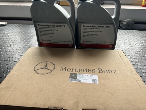 Zdjęcie oferty: Zestaw do wymiany oleju Mercedes skrzyni 9G OEM