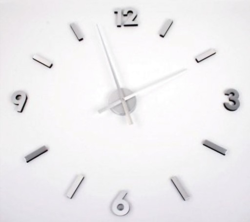 Zdjęcie oferty: Zegar ścienny przyklejany 65cm - 120cm efekt 3d