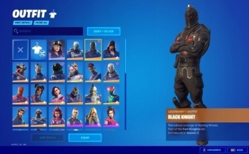 Zdjęcie oferty: Konto fornite black night,Travis scoot[losowe]