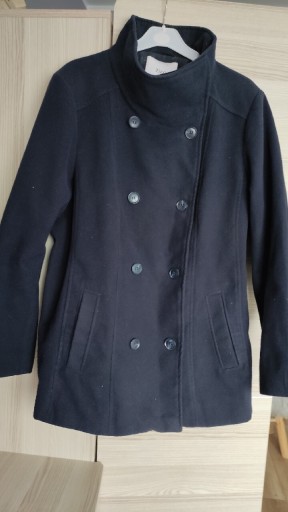Zdjęcie oferty: Granatowy płaszcz damski rozmiar 52