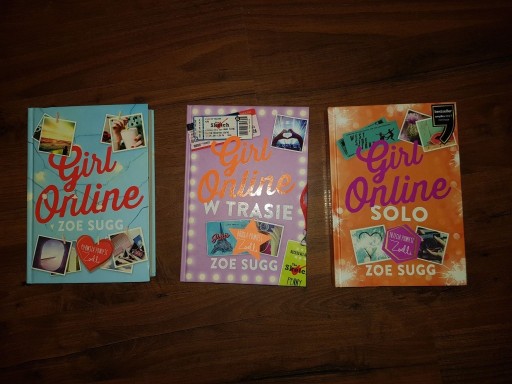 Zdjęcie oferty: TANIO! Girl on-line- zestaw 3 książek- stan bdb