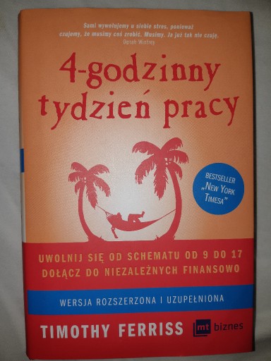 Zdjęcie oferty: Książka Timothy Ferriss 4 godzinny tydzień pracy