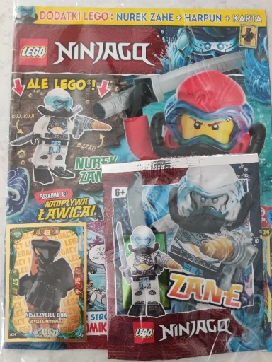 Zdjęcie oferty: Komiks LEGO Ninjago 5/2022 + nurek Zane + karta