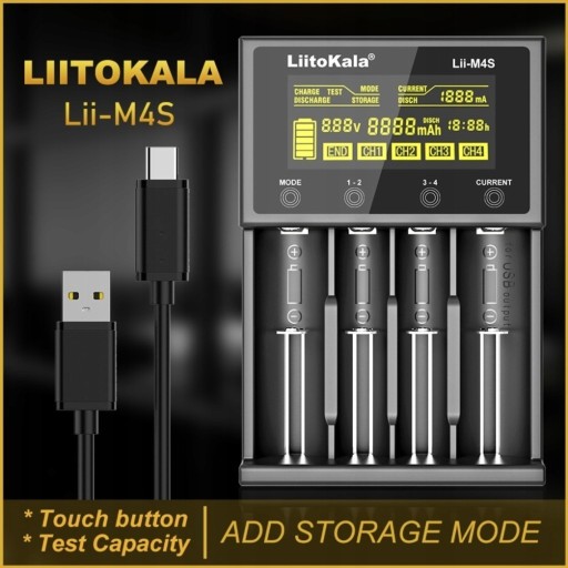 Zdjęcie oferty: Uniwersalna ładowarka LiitoKala Lii-M4S USB C
