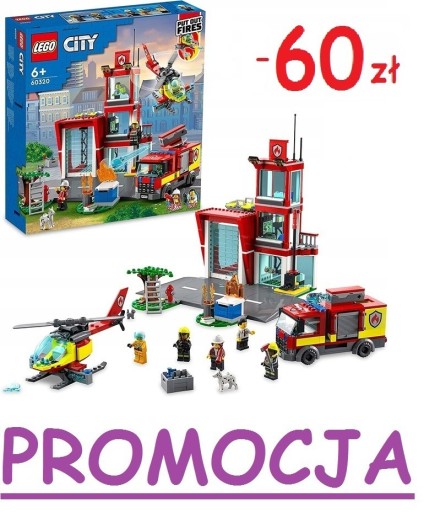 Zdjęcie oferty: LEGO City 60320 REMIZA STRAŻACKA ZESTAW 540 elem.