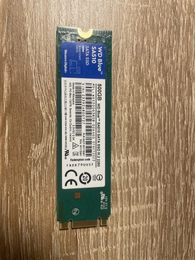 Zdjęcie oferty: Dysk WD Blue SA510 500GB gwarancja