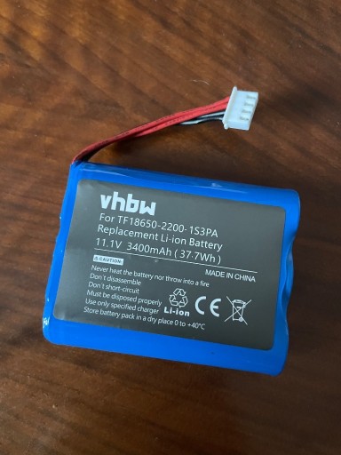 Zdjęcie oferty: Akumulator do głośnika Marshall Stockwell - Li-Ion 3400mAh  Marka:  vhbw